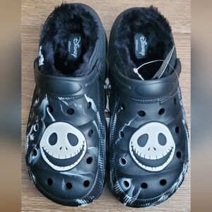Disney Nightmare Before Christmas Jack Skellington Size 6 UK Men Slide On Shoes